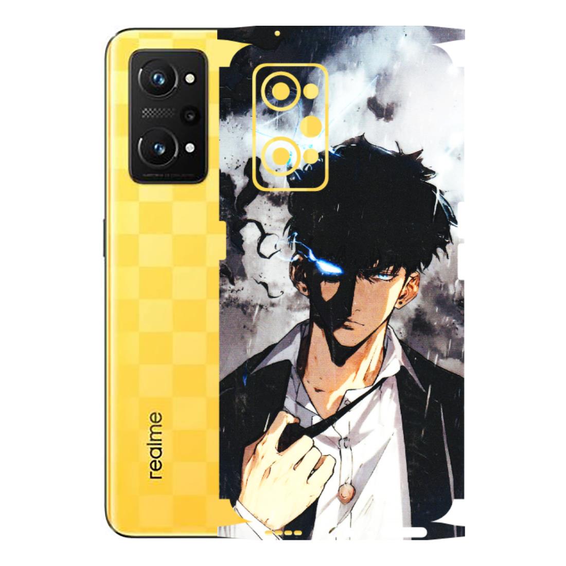 Realme Phone Skins (All Models) - Sung Jinwoo Manhwa Anime - 3D Embossed Finish (L-328) Realme GT Neo 3T