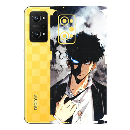 Realme Phone Skins (All Models) - Sung Jinwoo Manhwa Anime - 3D Embossed Finish (L-328) Realme GT Neo 3T