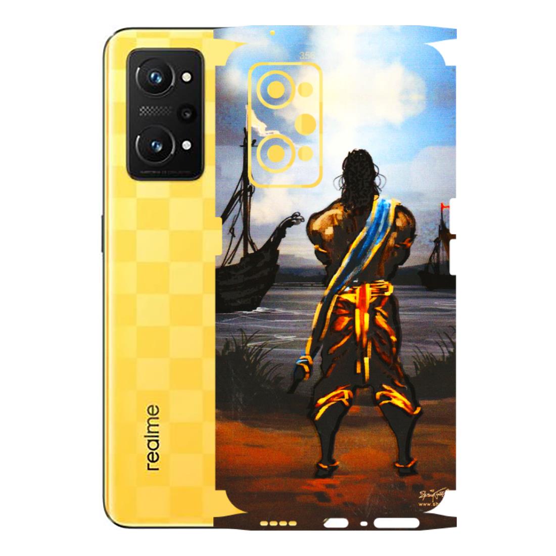 Realme Phone Skins (All Models) - Heavenly God Figure - 3D Embossed Finish (L-34) Realme GT Neo 3T