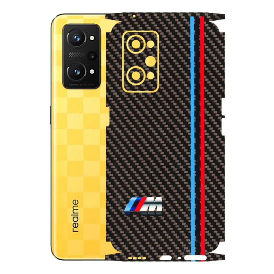 Realme Phone Skins (All Models) - BM Carbon Fiber Feels - 3D Embossed Finish (L-38) Realme GT Neo 3T