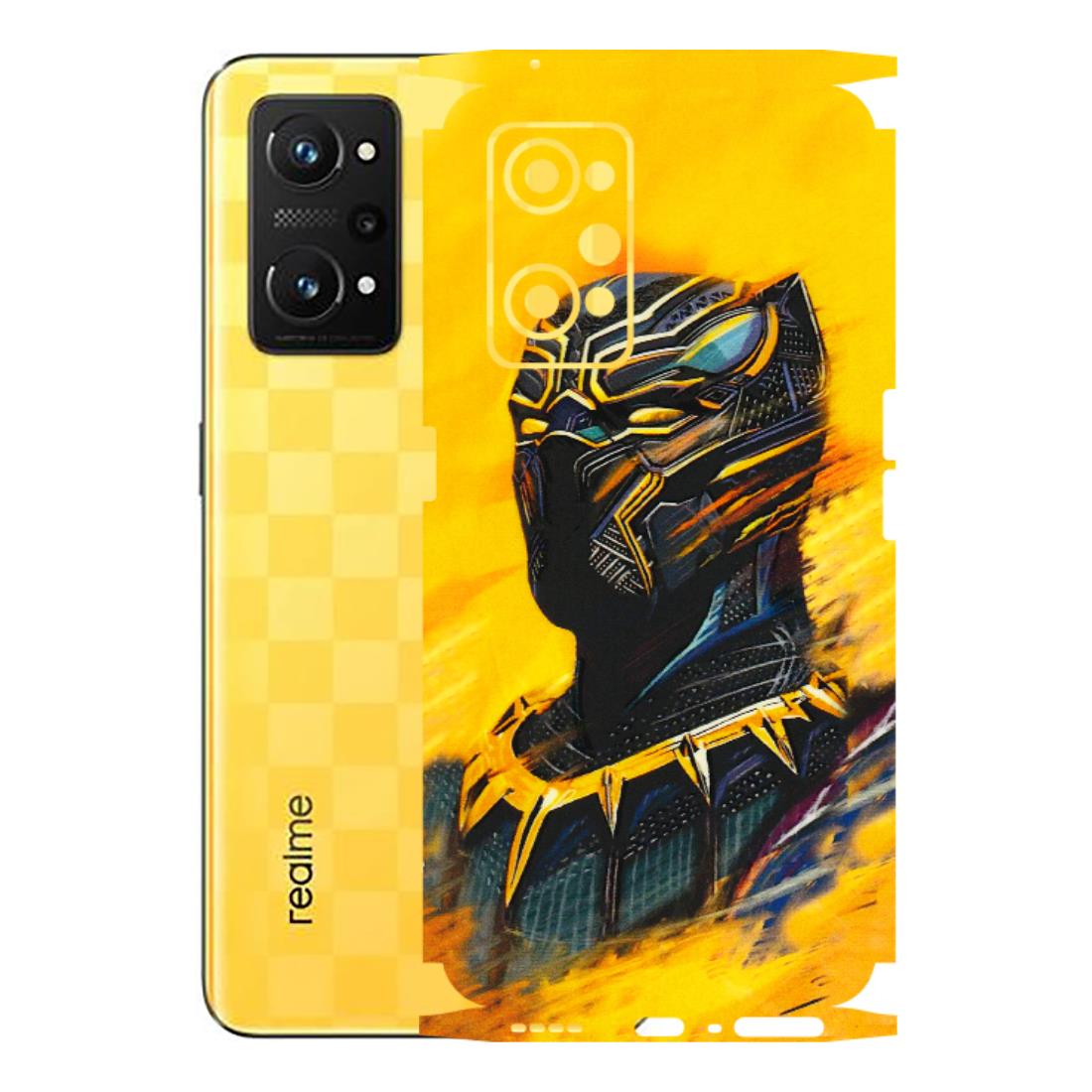 Realme Phone Skins (All Models) - Yellow Panther - 3D Embossed Finish (L-54) Realme GT Neo 3T