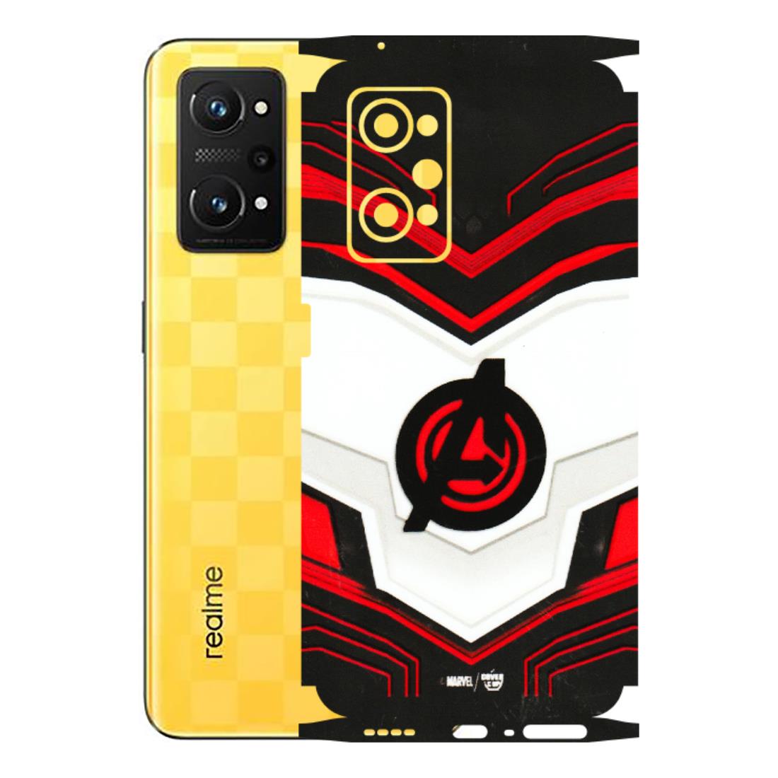 Realme Phone Skins (All Models) - Avengers Logo - 3D Embossed Finish (L-55) Realme GT Neo 3T