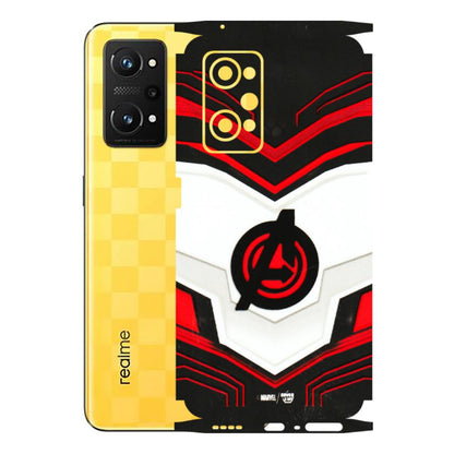 Realme Phone Skins (All Models) - Avengers Logo - 3D Embossed Finish (L-55) Realme GT Neo 3T