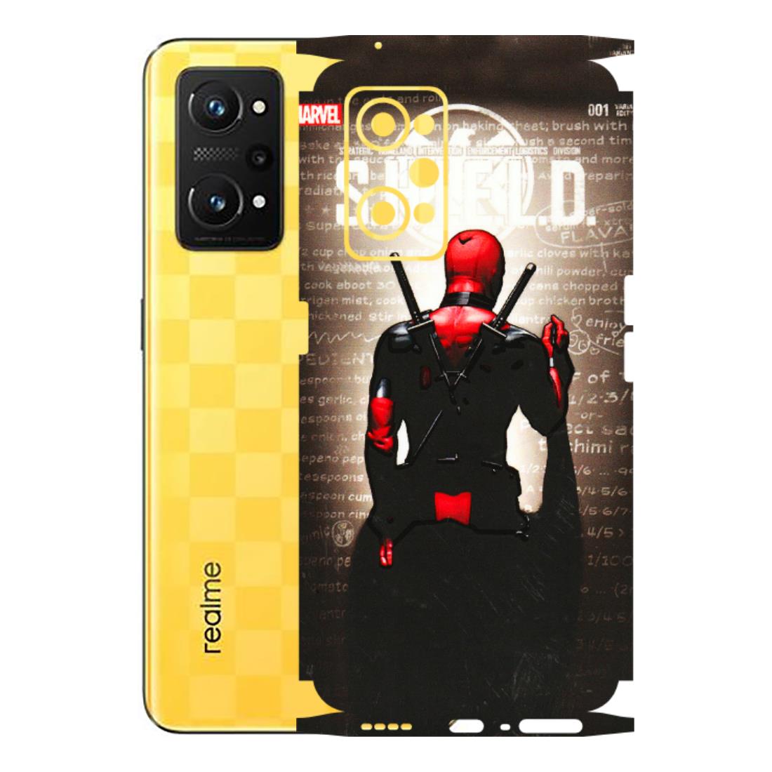 Realme Phone Skins (All Models) - Deadpool - 3D Embossed Finish (L-56) Realme GT Neo 3T