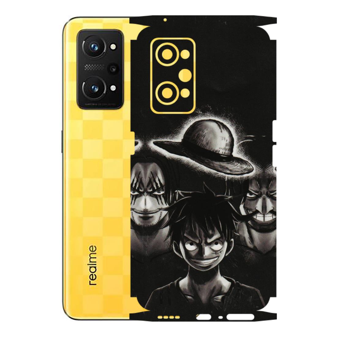 Realme Phone Skins (All Models) - Black Luffy Hat - 3D Embossed Finish (L-57) Realme GT Neo 3T