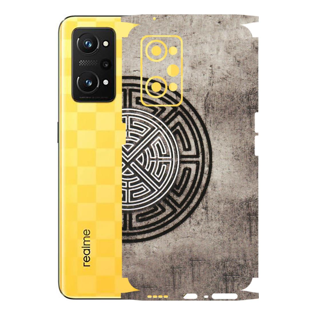 Realme Phone Skins (All Models) - Mysterious Circular Design - 3D Embossed Finish (L-63) Realme GT Neo 3T