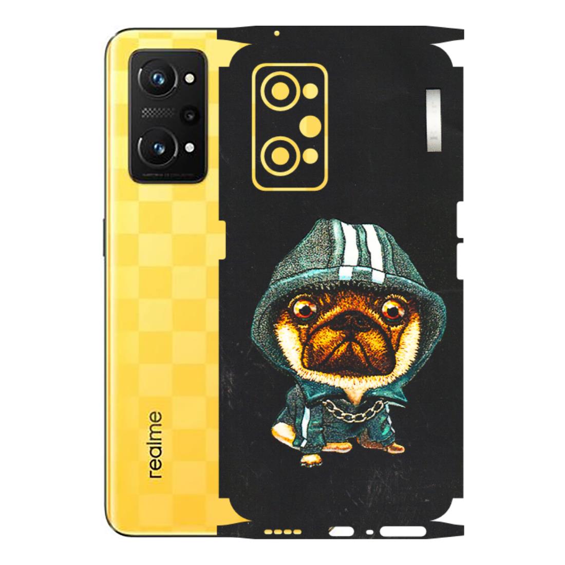 Realme Phone Skins (All Models) - Puppy N Hoodie - 3D Embossed Finish (L-90) Realme GT Neo 3T
