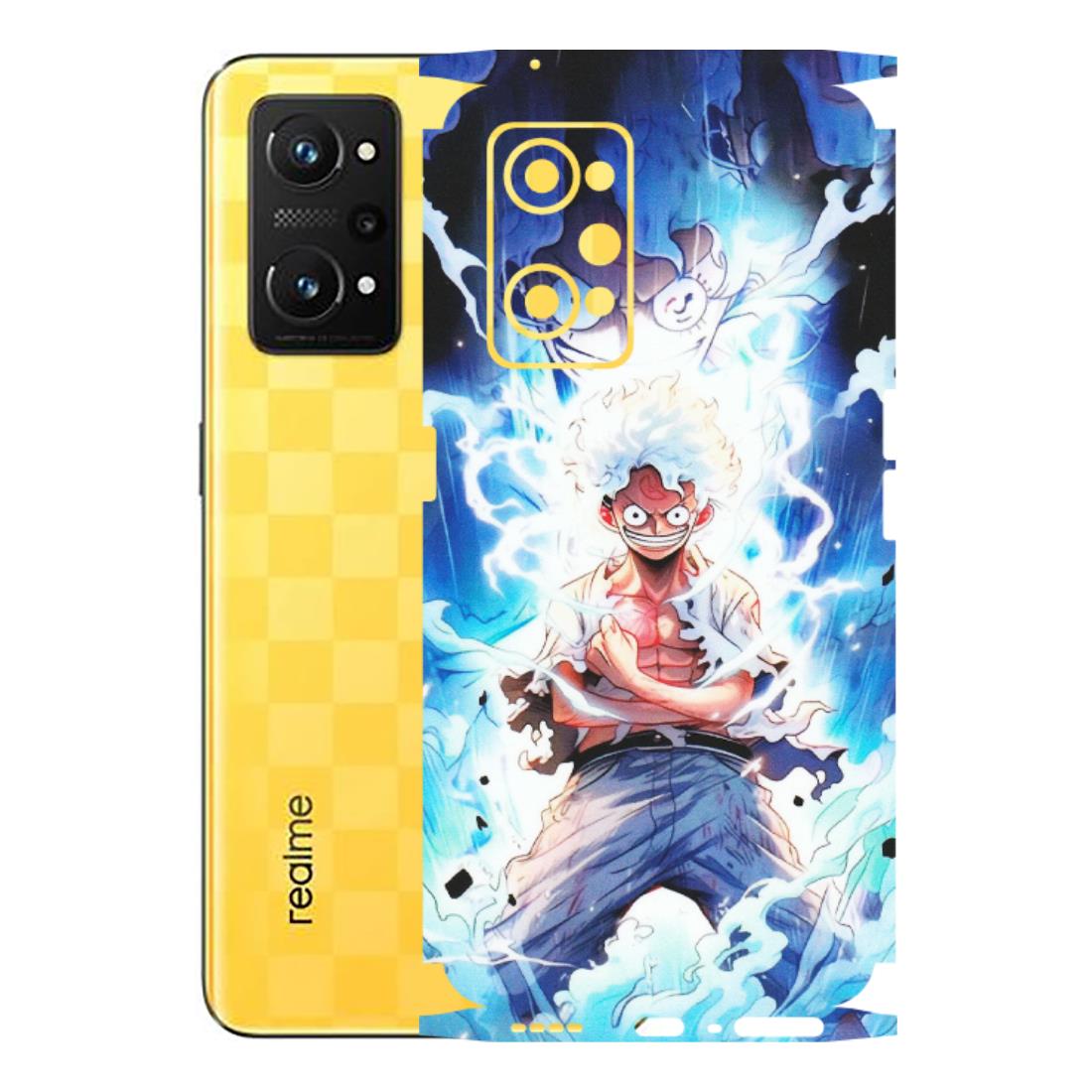 Realme Phone Skins (All Models) - Blue Thunder Luffy Anime - Matte Finish (M-132) Realme GT Neo 3T