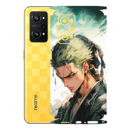 Realme Phone Skins (All Models) - New Roronoa Zoro One Picece Anime - Matte Finish (M-140) Realme GT Neo 3T