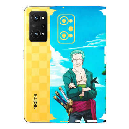 Realme Phone Skins (All Models) - Cool Swordman Zoro Anime - Matte Finish (M-143) Realme GT Neo 3T