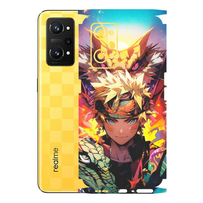 Realme Phone Skins (All Models) - Angry Naruto Anime - Matte Finish (M-148) Realme GT Neo 3T