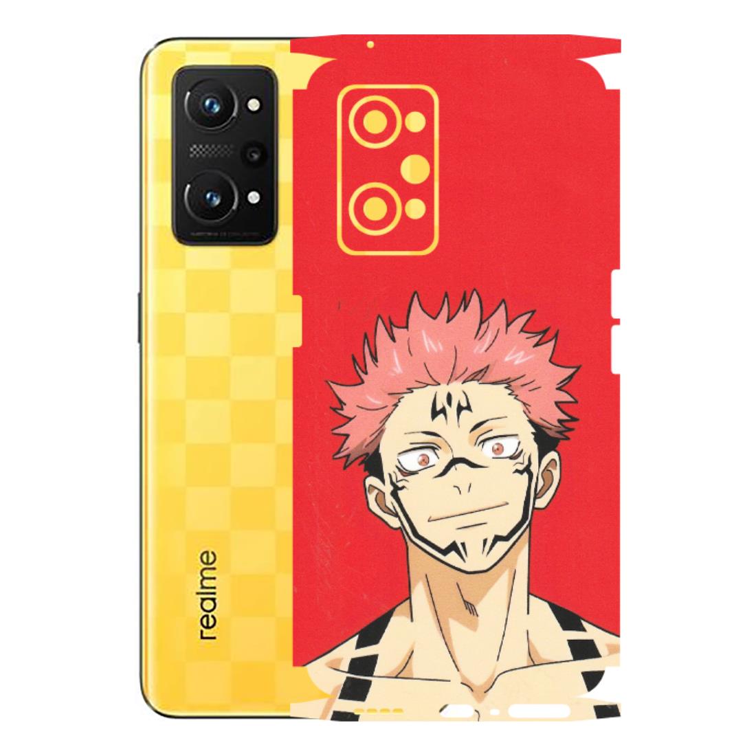 Realme Phone Skins (All Models) - Ryomen Sukuna Fun Anime - Matte Finish (M-153) Realme GT Neo 3T