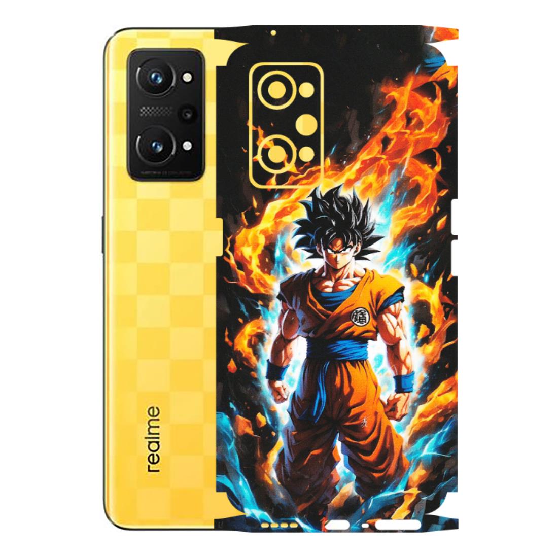 Realme Phone Skins (All Models) - Goku Transformation Anime - Matte Finish (M-159) Realme GT Neo 3T