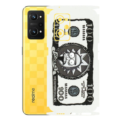 Realme Phone Skins (All Models) - Rick And Morty Hundred Dollar Anime - Matte Finish (M-161) Realme GT Neo 3T