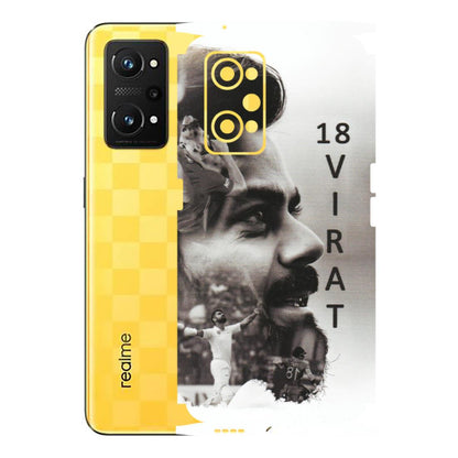 Realme Phone Skins (All Models) - Virat Kohli Cricketer - Matte Finish (M-163) Realme GT Neo 3T