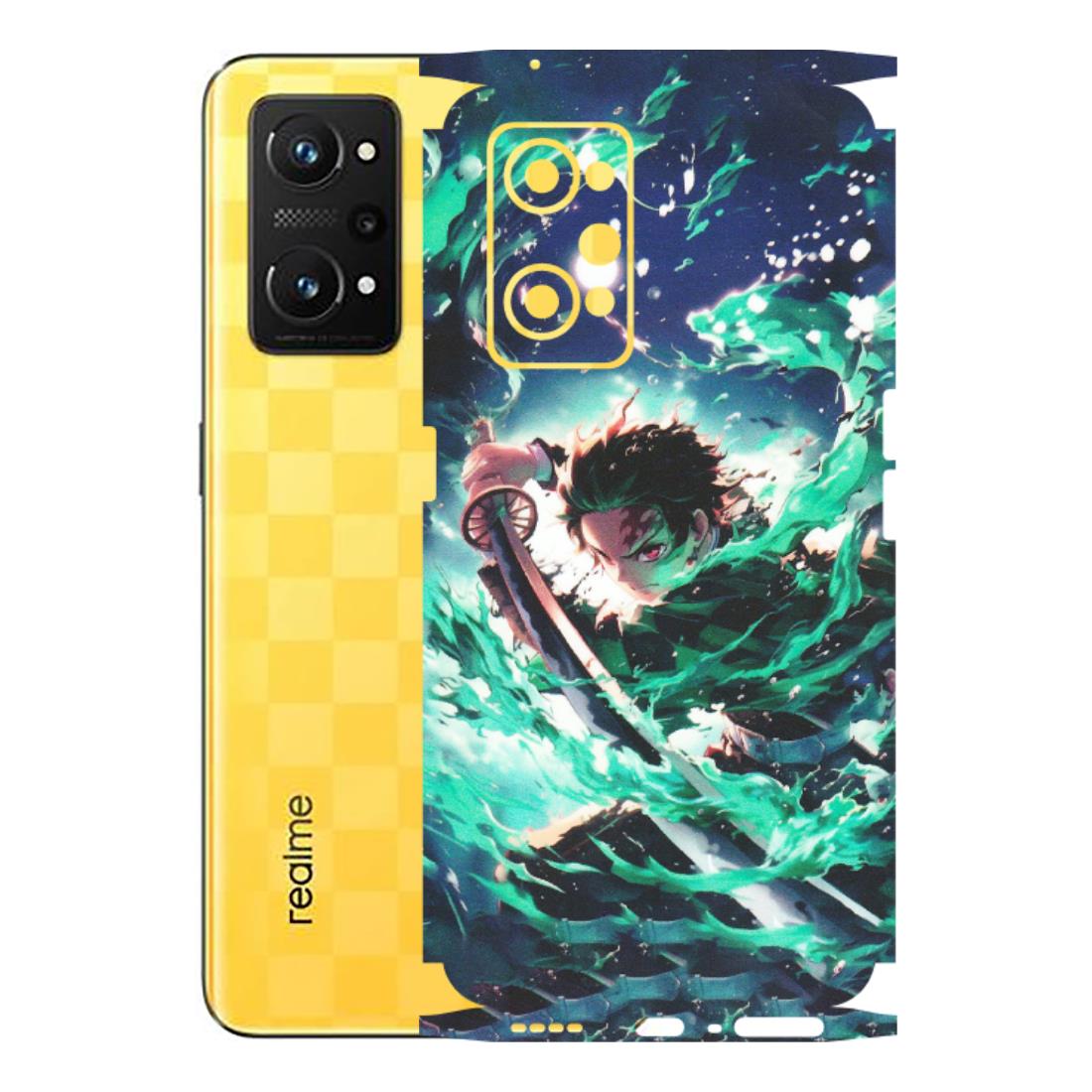 Realme Phone Skins (All Models) - Sword Fighter Anime - Matte Finish (M-29) Realme GT Neo 3T
