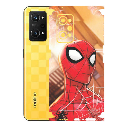 Realme Phone Skins (All Models) - Spiderman Face New - Matte Finish (M-41) Realme GT Neo 3T