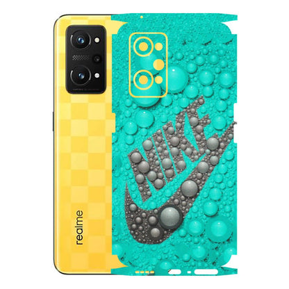 Realme Phone Skins (All Models) - Shoe Brand Bubbles - Matte Finish (M-42) Realme GT Neo 3T