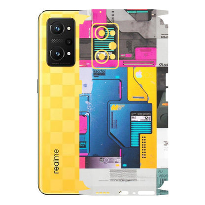 Realme Phone Skins (All Models) - Colourfull Motherboard Internals - Matte Finish (M-55) Realme GT Neo 3T
