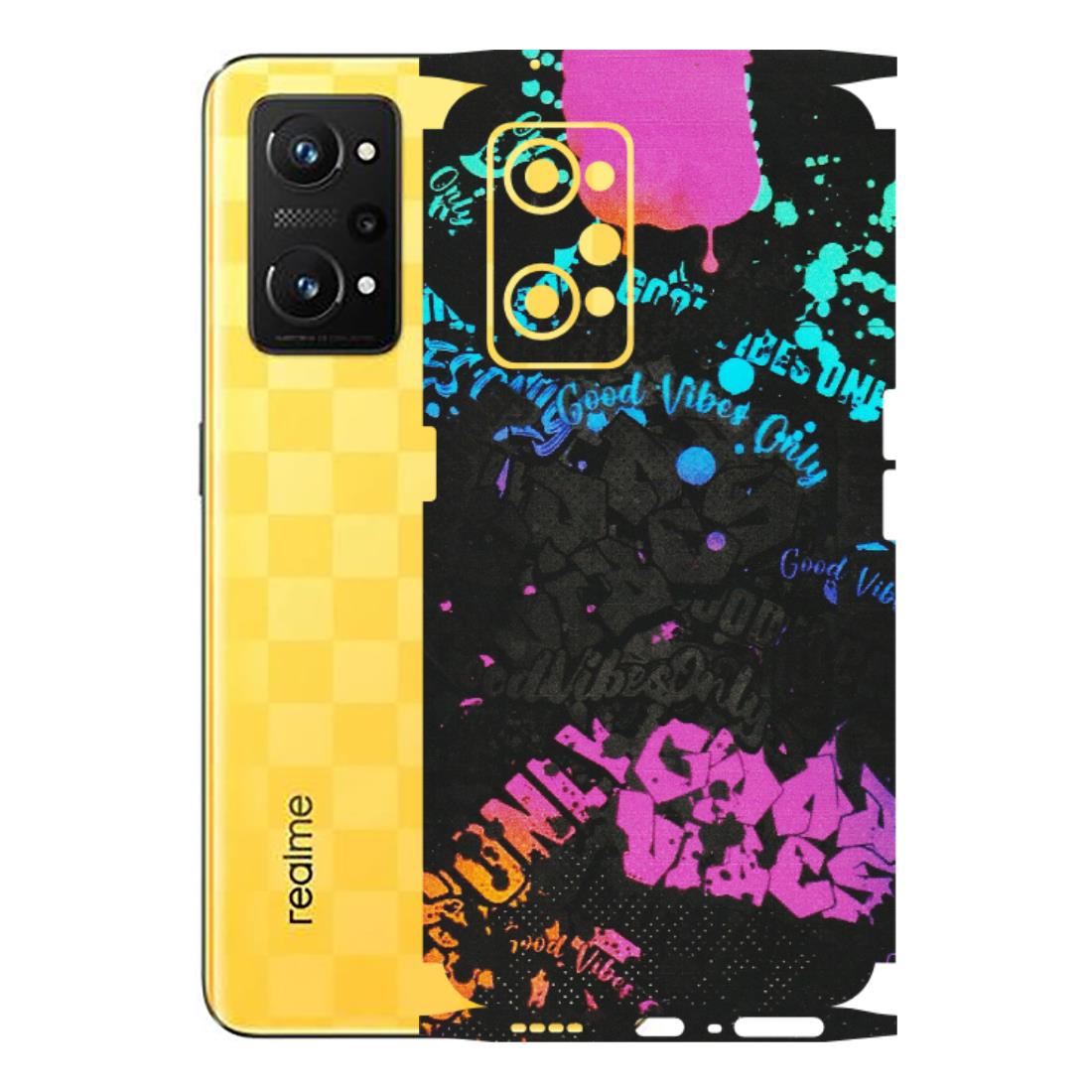 Realme Phone Skins (All Models) - Majestic Black Vibes - Matte Finish (M-62) Realme GT Neo 3T