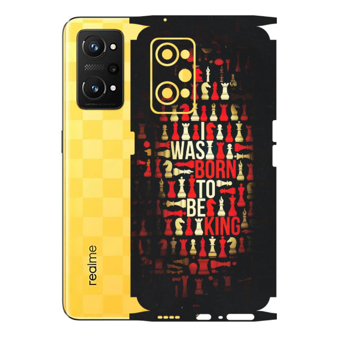 Realme Phone Skins (All Models) - Born To Be King - Matte Finish (M-73) Realme GT Neo 3T