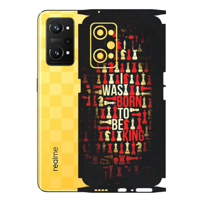 Realme Phone Skins (All Models) - Born To Be King - Matte Finish (M-73) Realme GT Neo 3T