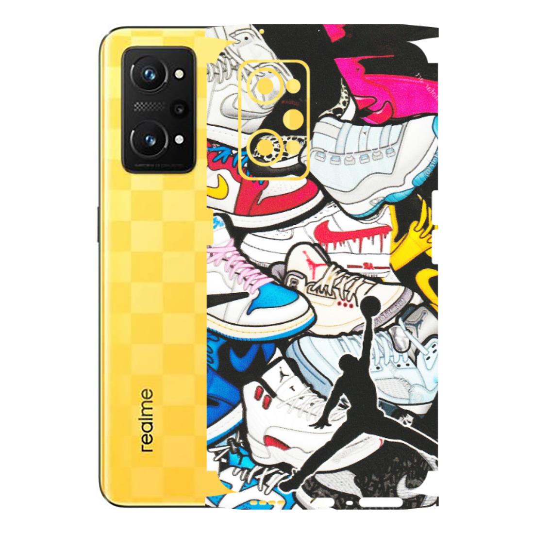 Realme Phone Skins (All Models) - Jordan Sneakers Fan - Matte Finish (M-80) Realme GT Neo 3T