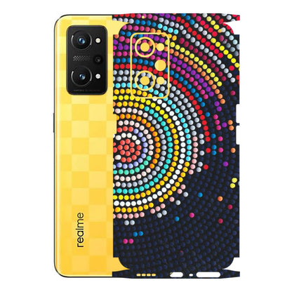 Realme Phone Skins (All Models) - Rainbow Dot Mandala - Matte Finish (M-97) Realme GT Neo 3T