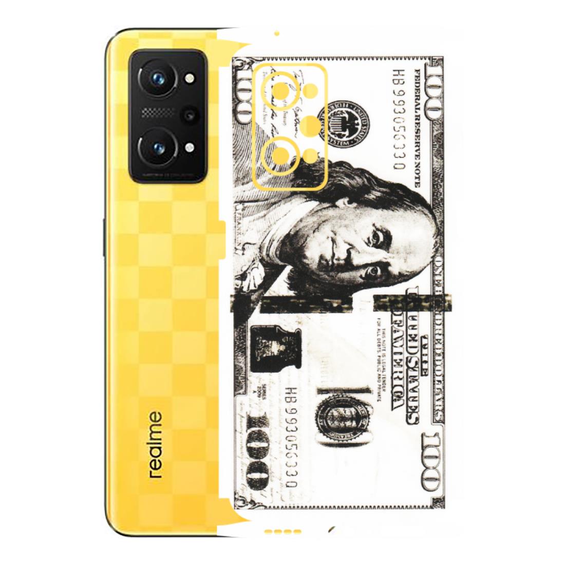 Realme Phone Skins (All Models) - 100 Dollar Currency - Transparent Finish (T-01) Realme GT Neo 3T