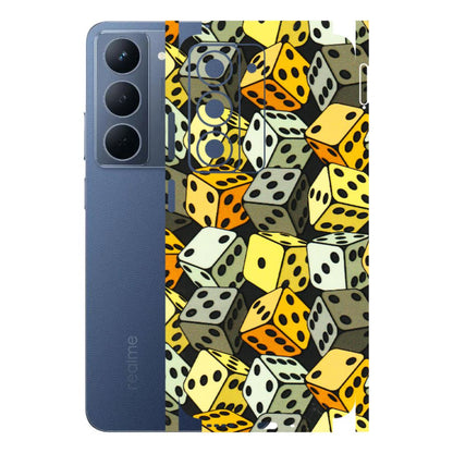 Realme Phone Skins (All Models) - Dices Of Life - 3D Embossed Finish (L-04) Realme P3X