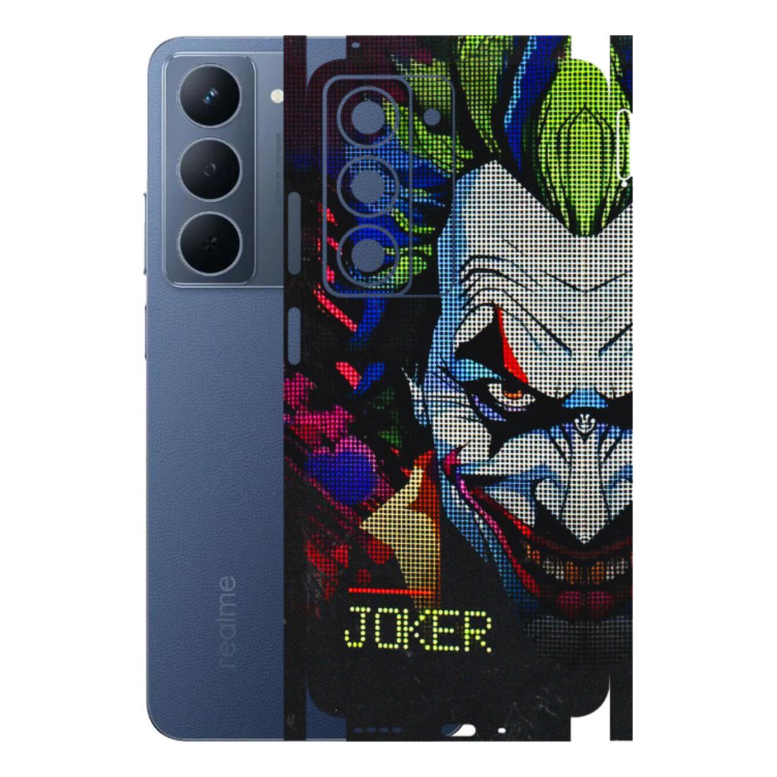 Realme Phone Skins (All Models) - Joker Dot Matrix - 3D Embossed Finish (L-08) Realme P3X