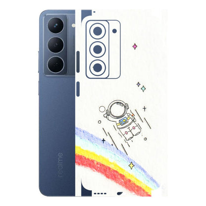 Realme Phone Skins (All Models) - Milkyway Astronaut - 3D Embossed Finish (L-110) Realme P3X
