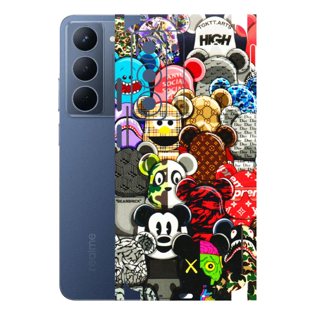 Realme Phone Skins (All Models) - More Mickey Mouses - 3D Embossed Finish (L-118) Realme P3X