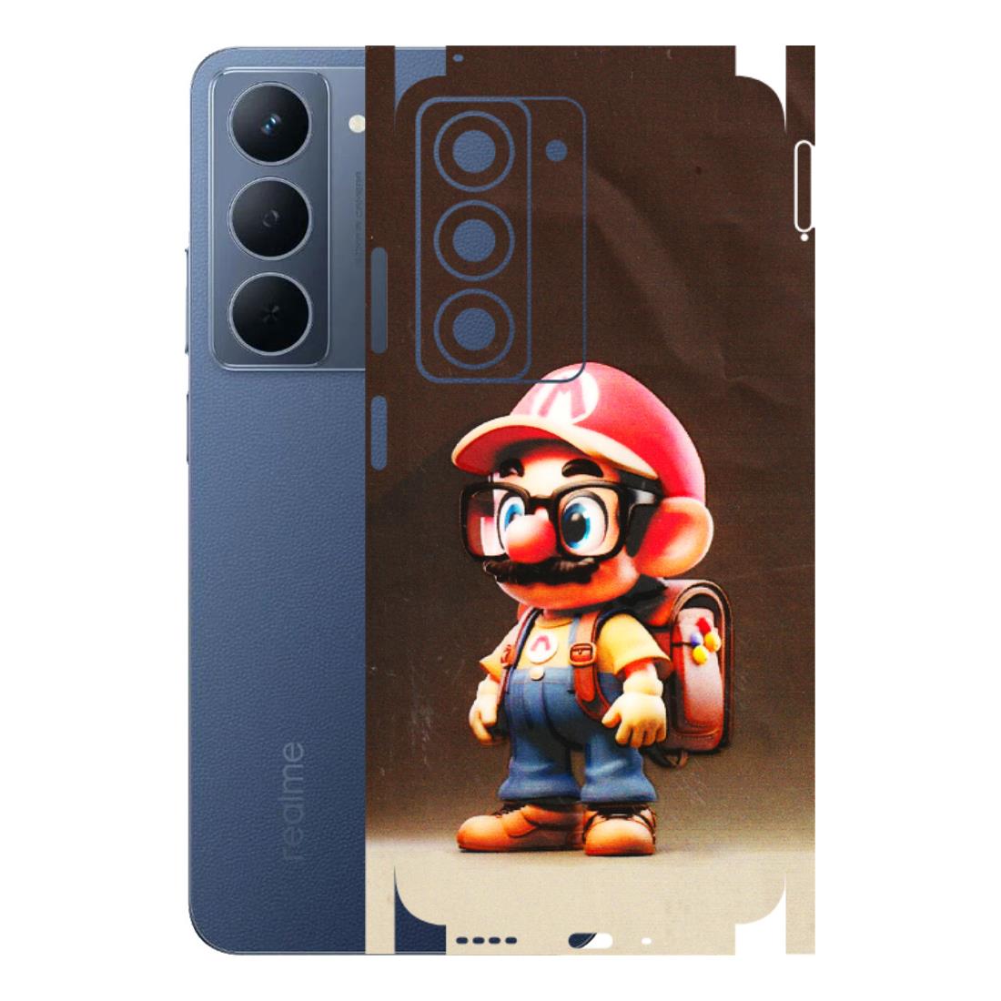Realme Phone Skins (All Models) - Little Mario - 3D Embossed Finish (L-119) Realme P3X