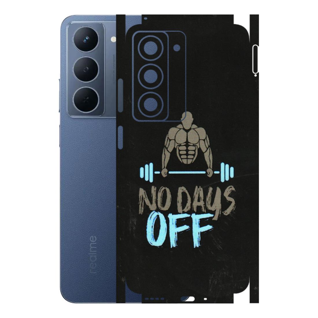 Realme Phone Skins (All Models) - Gym Lover - 3D Embossed Finish (L-127) Realme P3X