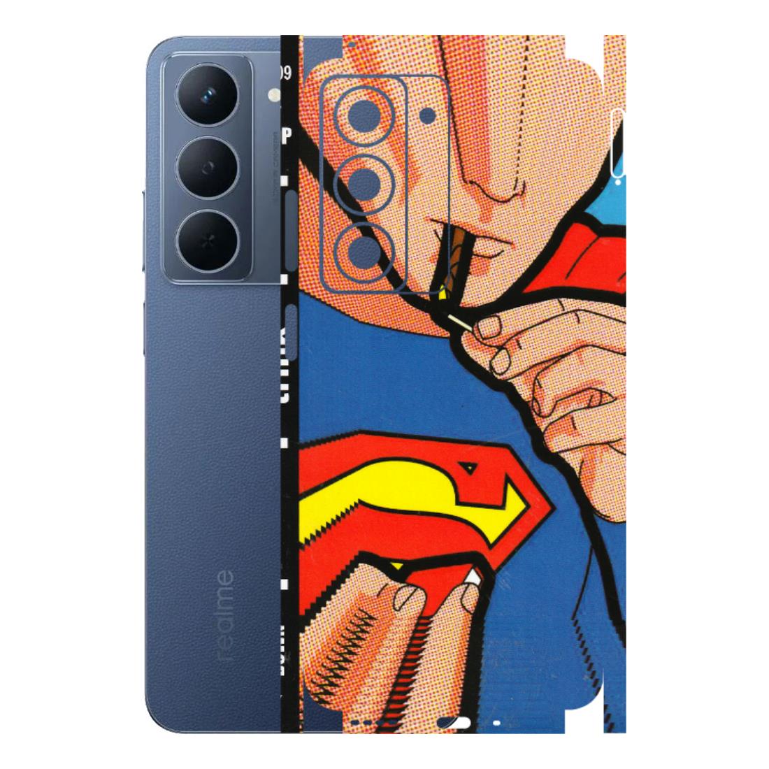 Realme Phone Skins (All Models) - Superman Sutta - 3D Embossed Finish (L-130) Realme P3X