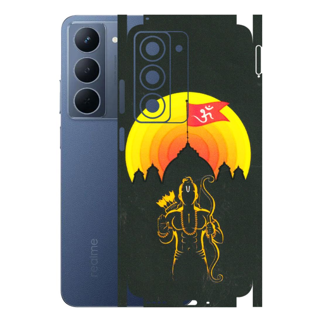 Realme Phone Skins (All Models) - Lord Ram - 3D Embossed Finish (L-132) Realme P3X