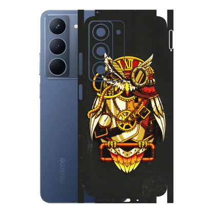 Realme Phone Skins (All Models) - Classy Smart Owl - 3D Embossed Finish (L-144) Realme P3X