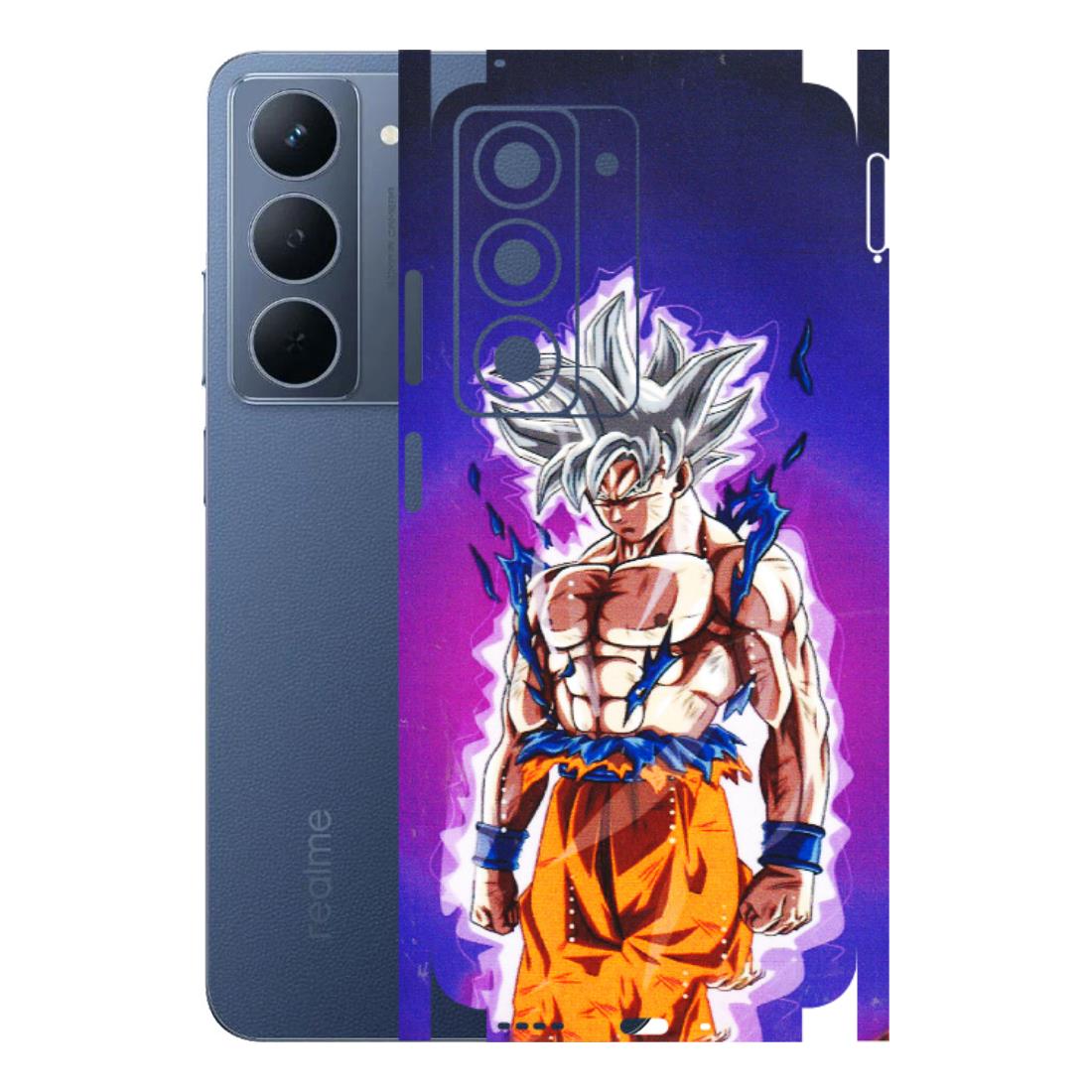 Realme Phone Skins (All Models) - Goku Purple Anime - 3D Embossed Finish (L-147) Realme P3X