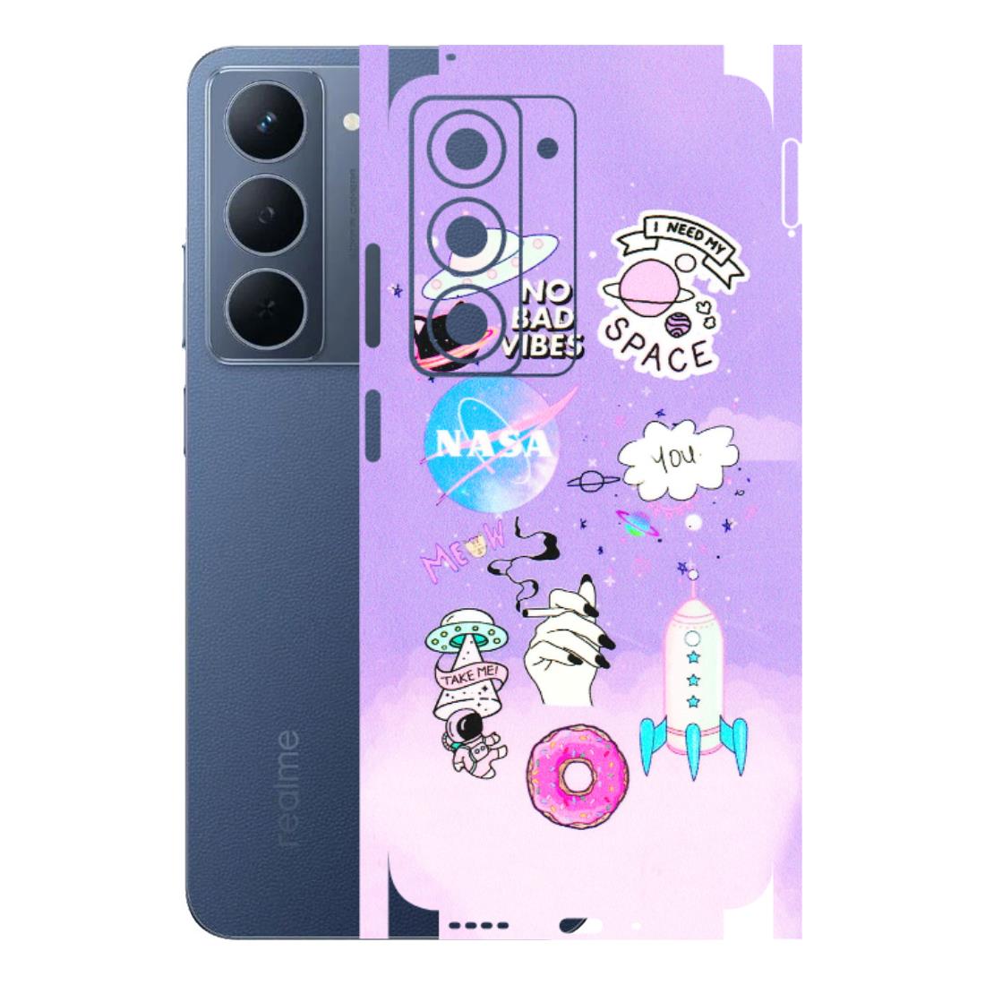 Realme Phone Skins (All Models) - I Need My Nasa   Skin - 3D Embossed Finish (L-149) Realme P3X