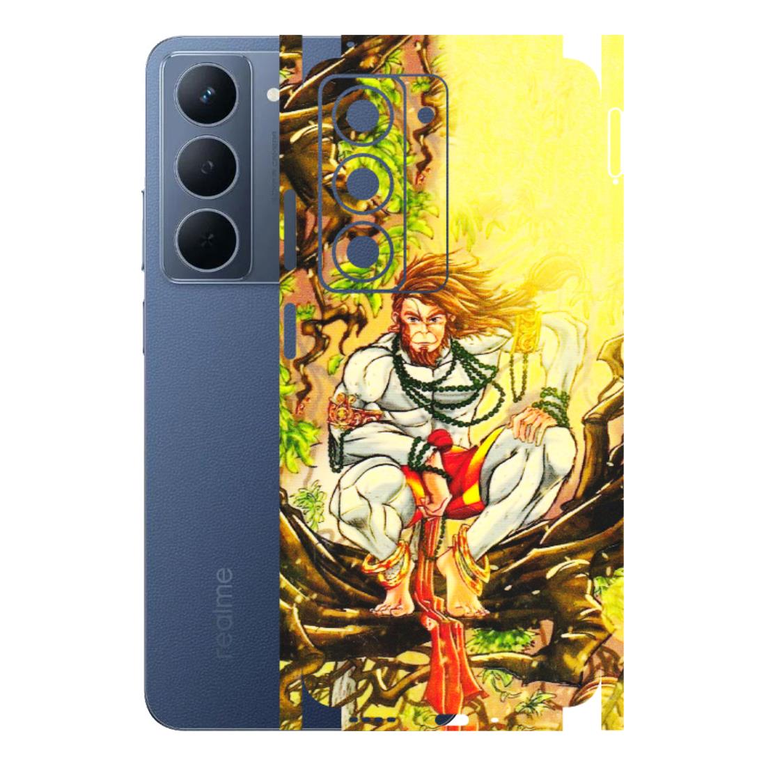 Realme Phone Skins (All Models) - Lord Hanuman - 3D Embossed Finish (L-152) Realme P3X