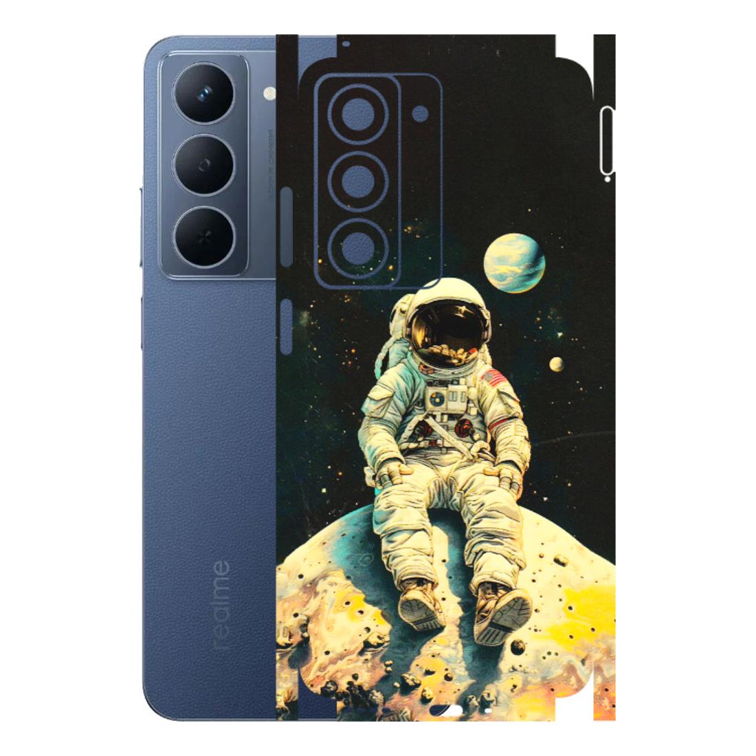 Realme Phone Skins (All Models) - Astronaut in Space - 3D Embossed Finish (L-16) Realme P3X