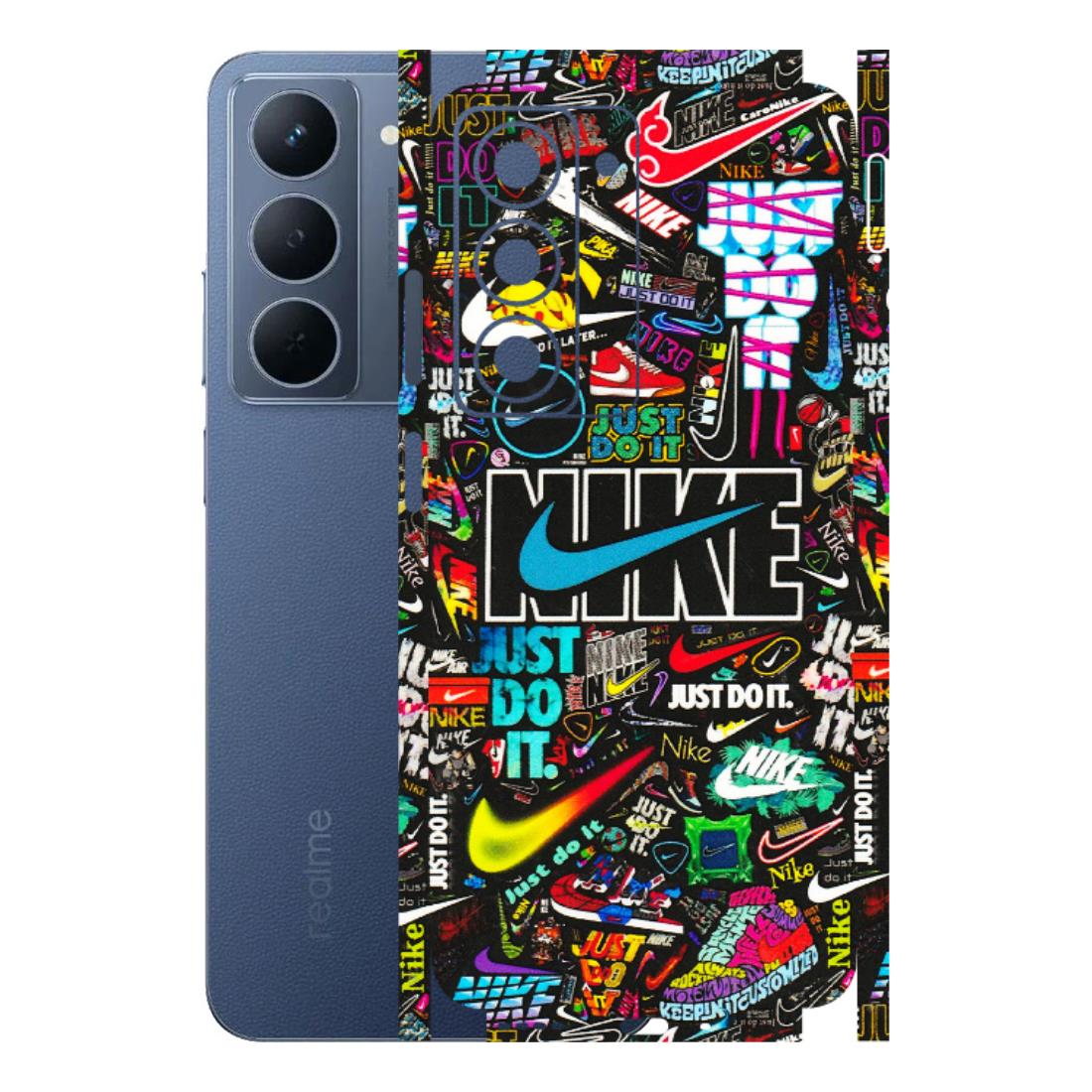 Realme Phone Skins (All Models) - Just Do It Doodles - 3D Embossed Finish (L-166) Realme P3X