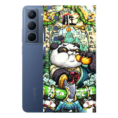 Realme Phone Skins (All Models) - Royal Rich Panda - 3D Embossed Finish (L-170) Realme P3X