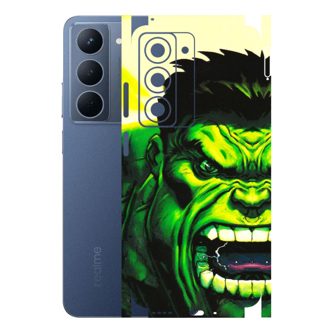 Realme Phone Skins (All Models) - Hulk - 3D Embossed Finish (L-180) Realme P3X