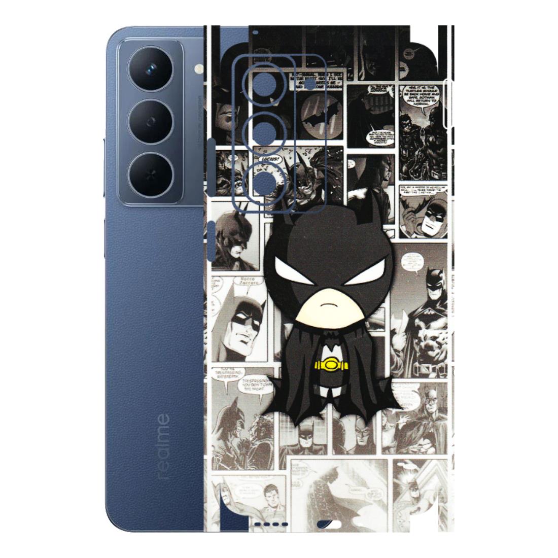 Realme Phone Skins (All Models) - Toon Batman - 3D Embossed Finish (L-182) Realme P3X