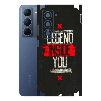 Realme Phone Skins (All Models) - Legend Inside You - 3D Embossed Finish (L-186) Realme P3X