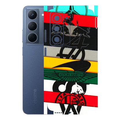 Realme Phone Skins (All Models) - Multi Designer Brands - 3D Embossed Finish (L-187) Realme P3X