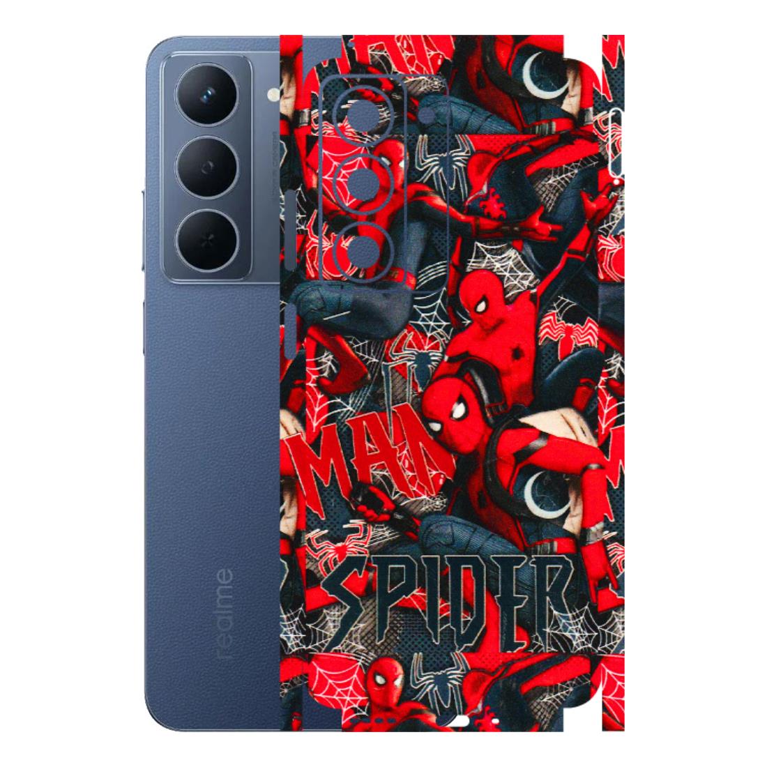 Realme Phone Skins (All Models) - SpiderMan Cool - 3D Embossed Finish (L-188) Realme P3X