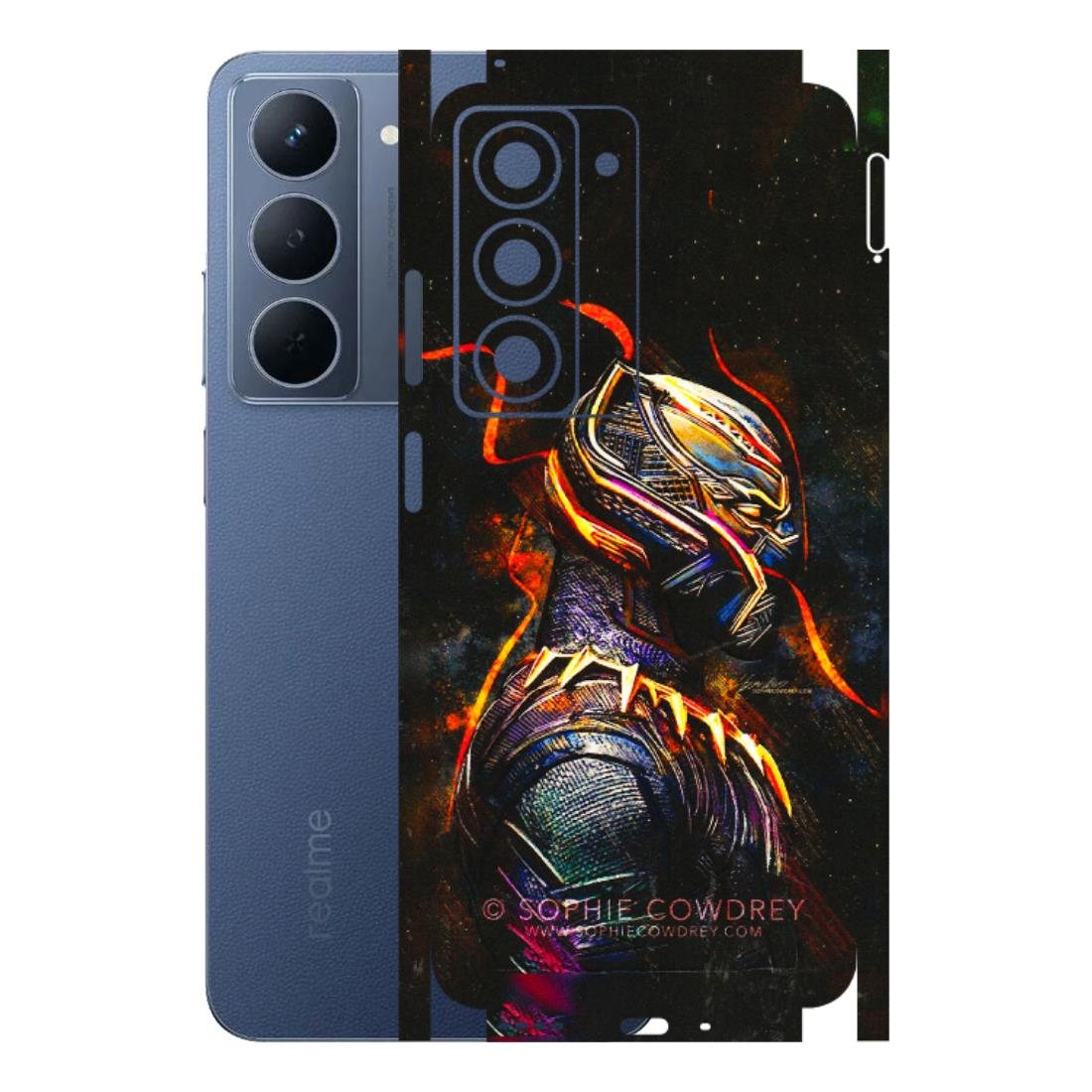 Realme Phone Skins (All Models) - Black Panther - 3D Embossed Finish (L-190) Realme P3X
